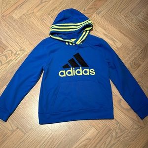 Boys Adidas Hooded Sweatshirt, Youth Medium (10-12)